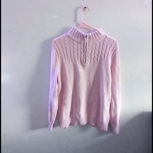A half zip up sweater